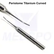 Periotome Titanium Curved Teeth Root Extracting Dental Implant Periodontal Tools