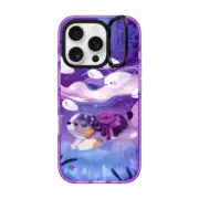 iPhone 16 Pro Impact Ring Stand Case MagSafe Compatible Running with Ghosts by ellievsbear