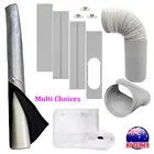 Portable Air Conditioner Window Slide Kit Plate Parts Exhaust Adaptor Hose Cover