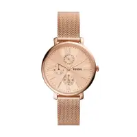 在飛比找momo購物網優惠-【FOSSIL】美式優雅玫瑰金米蘭帶腕錶(ES5098)