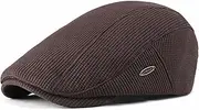 [HAMKVBPR] Men's Beret Hats Beret Female Knit Cap England Retro Men Duck Tongue Cap Mens Hat Flat Cap