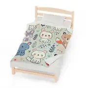 Whimsical Companions - Velveteen Plush Blanket