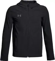 Under Armour Challenger II Storm Shell Hooded Boy's Black Jacket Youth Small
