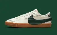 在飛比找Yahoo!奇摩拍賣優惠-Nike Blazer Low 77 Jumbo 白綠低幫休