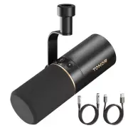 TONOR Dynamic Microphone, USB/XLR PC Microphone for Podcast, Recording, Live Str