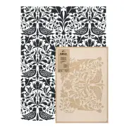Reusable PLASTIC Wall STENCIL Template 59x95cm Seamless MORRIS FLORAL BIRDS