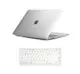 Batianda Newvia Keyskin 白色 + 水晶硬殼適用於 MacBook 透明 MacBook Air 13 A1466