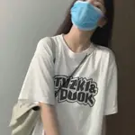 歐美高街短袖T恤女夏2021寬松韓版INS潮原宿風HIPHOP網紅炸街上衣