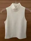 Calia Golf - Women's XS Ribbed Sleeveless Top, Mock Collar, Washed Peach, NWT