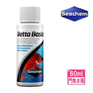 【Seachem 西肯】鬥魚水質穩定劑60ml/Betta Basics/水質安定劑/pH緩衝到7.0(鬥魚和植物提供最佳環境N4424)
