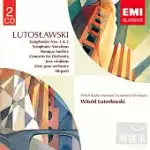 LUTOSLAWSKI: SYMPHONY NO.1 / SYMPHONIC VARIATIONS ETC. / WITOLD LUTOSLAWSKI (2CD)