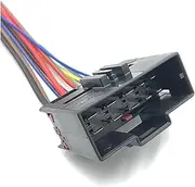 CCWUTQF 1 Pc 10 Pin Auto Electronic Connector Wire Harness Seat Heating Male Female Plug Socket / 7L0972762 8E0972710 with Cable(10P Male,1 Pc)