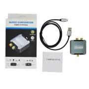 DAC- Digital SPDIF 3..5 Optical to Analog L/R RCA Converter Optical to 3.5mm