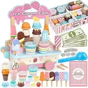Dreamon Wooden Ice Cream Cart Toy for Kids