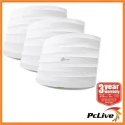 TP-Link EAP225 3 Pack AC1350 Wireless MU-MIMO Gigabit Ceiling Mount Access Point