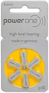 Varta PowerOne P 10 Hearing Aid Batteries PR70-100 mAh 1.4 V Pack of 120