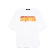 [Dsquared2] Dsquared2 Slogan T-shirt XL WHITE