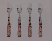 Maxwell & Williams Teas & C's Silk Road Cake Fork 4 Pack Floral