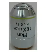 Microscope Objective 10X Infinity Plan Achromatic DIN f/ Olympus Bio Leica Zeiss