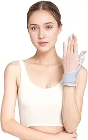 Thumb Spica Splint for Wrist Pain Relief,Thumb Brace with Wrist Support, Wrist Brace with Thumb Support for Arthritis, Thumb Sprains, Fractures, and Tendonitis (Black)