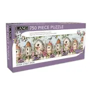 Lang Jigsaw Puzzle 750 Piece Birdhouse Gardens Linen Embossed