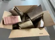 Live Edge Hardwood Offcut Box | Perfect for Turning Blanks, Small Woodworking