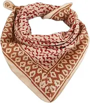 [Magic bedding] Bandana for Women, Head Scarf, 100% Cotton Headband, Head wrap, Handmade floral Print Bandana for women Scarf Scarves Scarf for Large bandana