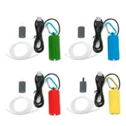 Quiet Aquarium Air Pump for Fish for Tank Mini USB Bubbler Oxygen Pump with Tube
