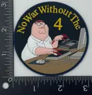 NO WAR WITHOUT THE S4 HOOK & LOOP PVC PATCH