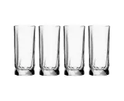 4pc Wiltshire Salute Long/Tall Beverage Drinking Tumbler Glasses Set 430ml