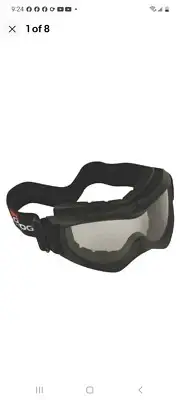 Coleman MadDog Gear Black ATV Goggles Adjustable Strap Vented Lenses New In Box