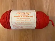 EZ Knot Twisted Macrame Cord 6mm-100 yards Red - Made In USA