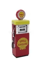 1/18 GREENLIGHT DIE-CAST ACCESSORIES WAYNE 505 GAS PUMP SHELL GASOLINE 1951
