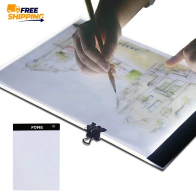 A4 Light Box, Ultra-Thin A4 Tracing Light Box USB Power Adjustable Brightness L