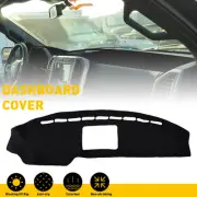 Dash Cover Mat For Ford F150 2009-2014 Black Dashboard Pad Carpet Car Interior A (for: Ford)