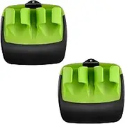 EZONEDEAL Fruit Peeler Ultra Sharp Double Finger Peeler Cutter Fruit and Vegetable Peeler Slicer Cucumber Potato Peeler Tomato Kitchen Tools Creative Gadgets - Palm Peeler (Green (2PCS))