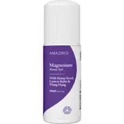 Amazing Oils Magnesium Sleep Gel With Hemp Seed Lemon Balm & Ylang-Ylang 60mL