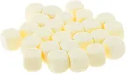 Generic Set of 25 D6 Six-Sided Cubes for Game Nights, Beige, 16mm