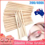 200/400x Wooden Waxing Wax Spread Spatula Sticks Body Hair Removal Disposable AU