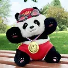 Match Panda Plush Doll PP Cotton Panda Plush Pillow Room Decoration