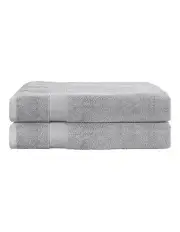 [Myplaza] Cotton Extra Large Towel Set 2 Pack in Grey