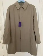 RALPH LAUREN PURPLE LABEL MAN’S PACKABLE TRENCH MADE IN ITALY SIZE 44R