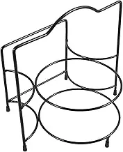 GARVALON Versatile Metal Cake Holder Rack Double Layer Sashimi Plate Stand for Wedding Gathering
