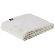 St Albans Mohair Throw Rug Blanket Powder