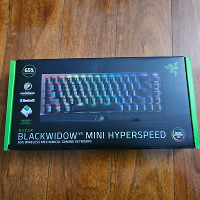 Razer BlackWidow V3 Mini HyperSpeed 65% Wireless Mechanical Gaming Keyboard..-