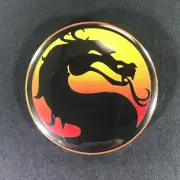 Mortal Kombat 2.25" Large Button Pin Video Game Classic Violent Action Sub Zero