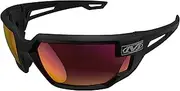 [Mechanix Wear] Vision Type-X Safety Glasses with Advanced Anti Fog, Scratch Resistant, Black Frame, Protective Eyewear, Lightweight Glasses, Ventilated Temples, For