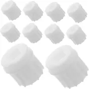 GAROZATION Meat Grinder Attachments Set 10 Pcs Plastic Parts Nut Grinders Meat Grinding Machine Sausage Stuffing Tubes