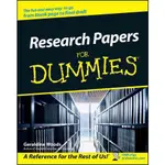 RESEARCH PAPERS FOR DUMMIES / WOODS, GERALDINE ESLITE誠品