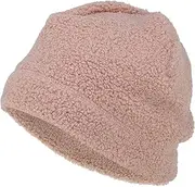 [X AUTOHAUX] Cycling Hat Keep Warm Hard Hat Liner Polar Fleece Fabric Lotus Root Pink 26.5x20.5cm 1 Pcs